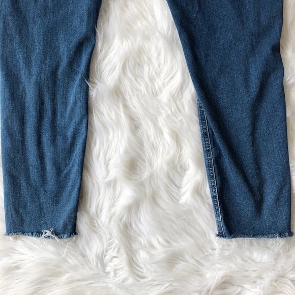 ASOS Maternity Distressed Raw Hem Skinny Jeans 12 - Picture 9 of 13